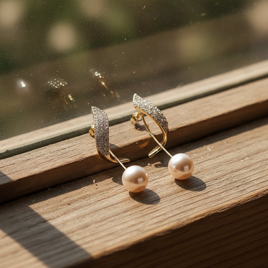 Quilla Pearl Earrings