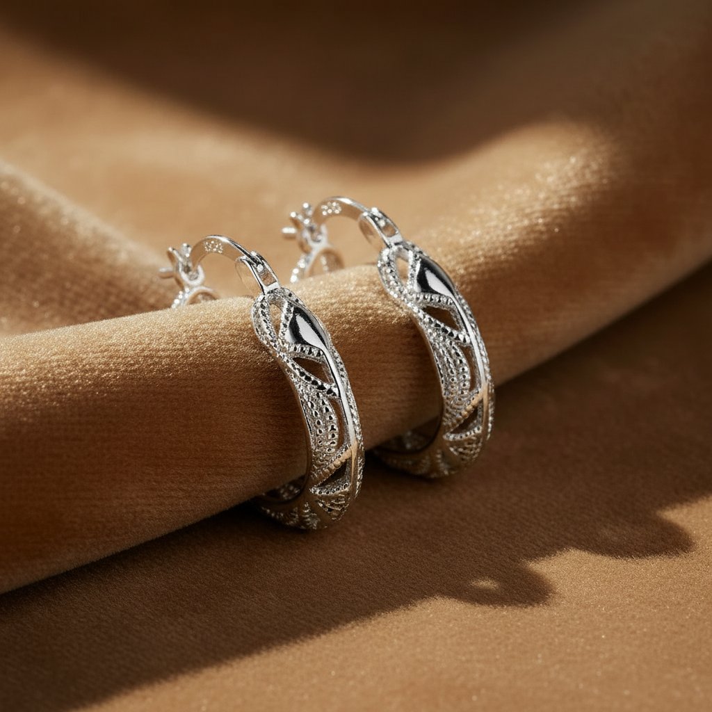 Blythe Silver Earrings