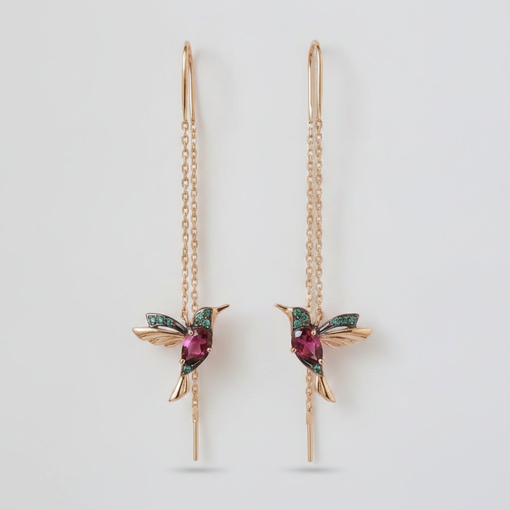 Linnea Ruby Earrings