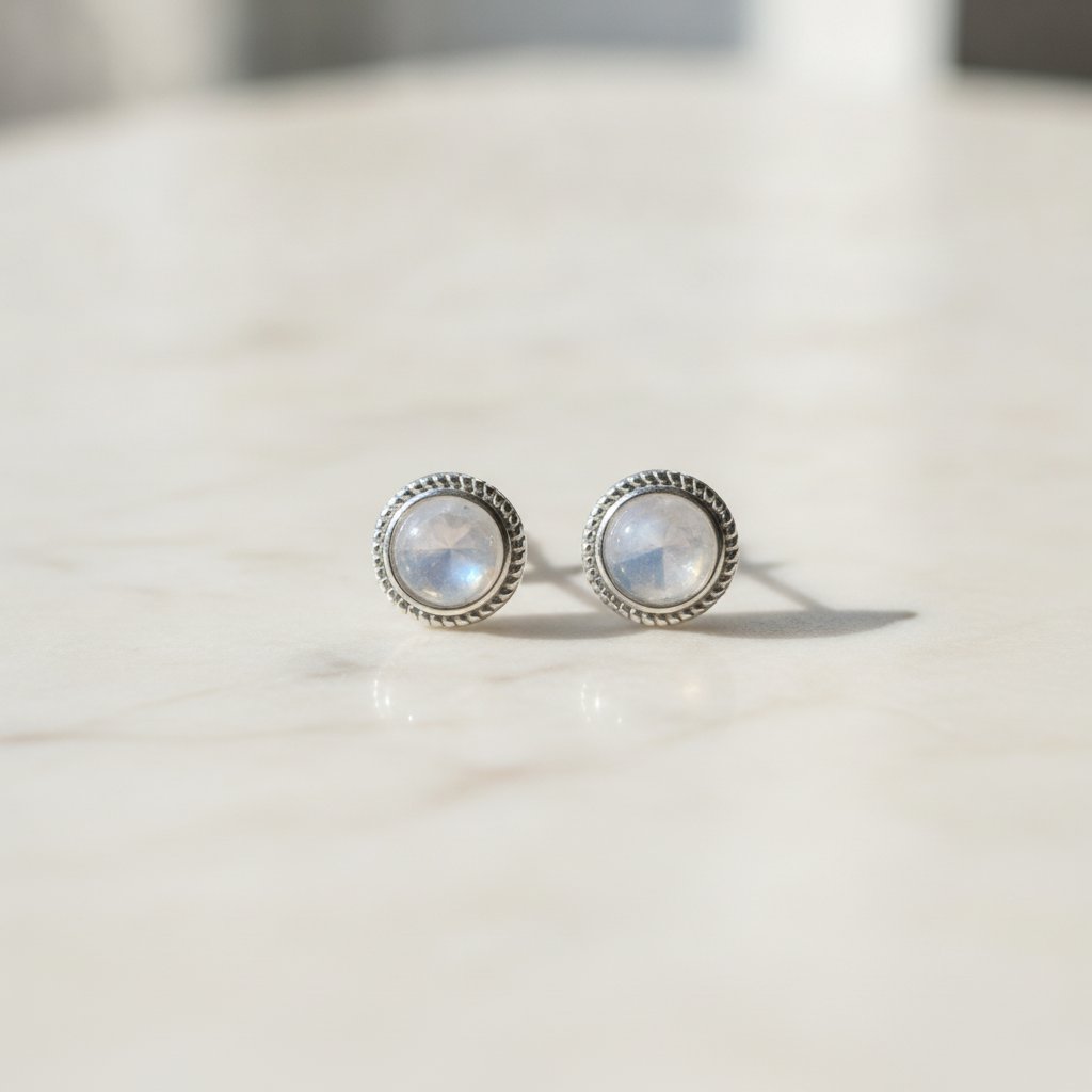 Iliana Moonstone Earrings