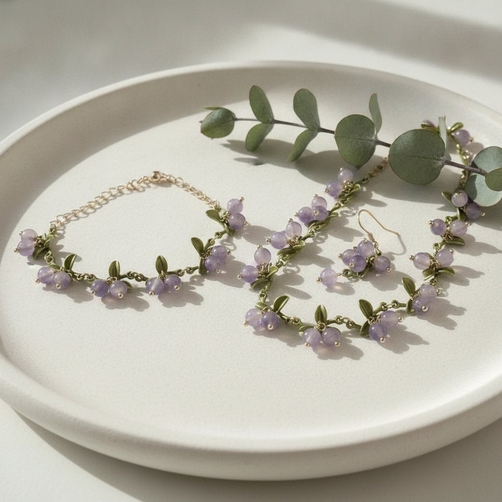Valentine Amethyst Earrings