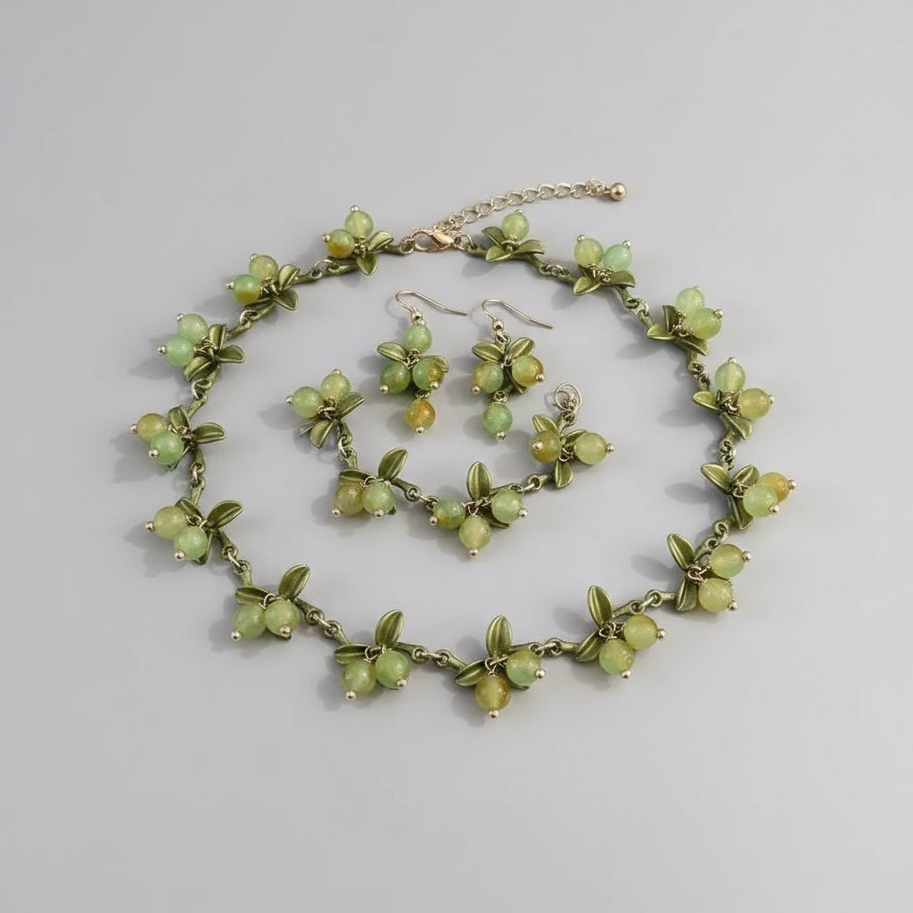 Kira Prehnite Earrings