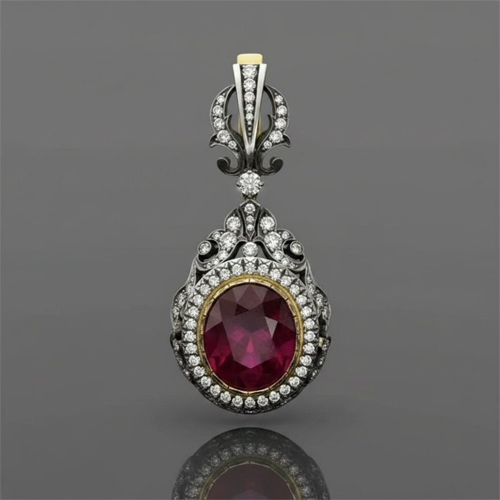 Isolde Ruby Earrings
