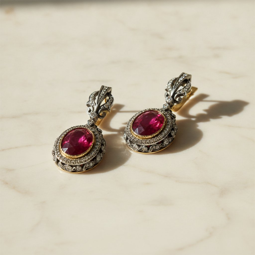 Isolde Ruby Earrings