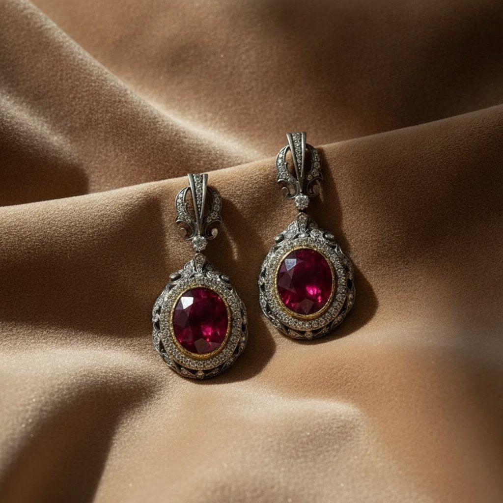 Isolde Ruby Earrings