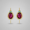 Ottilie Ruby Earrings