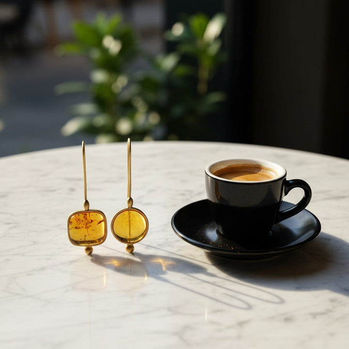 Fleur Gold Earrings