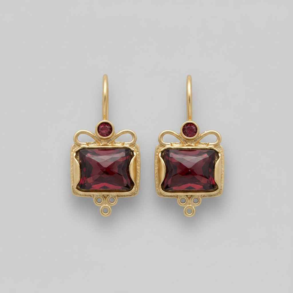 Fleur Crystal Earrings