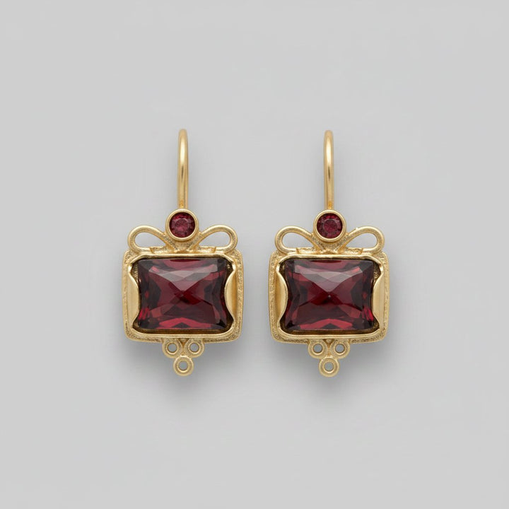 Fleur Crystal Earrings
