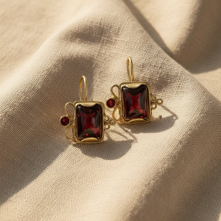 Fleur Crystal Earrings
