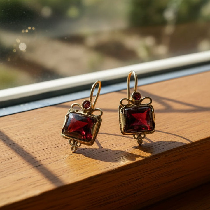Fleur Crystal Earrings