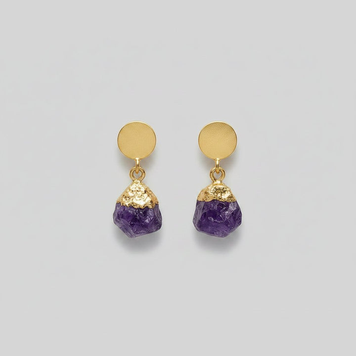 Elise Amethyst Earrings