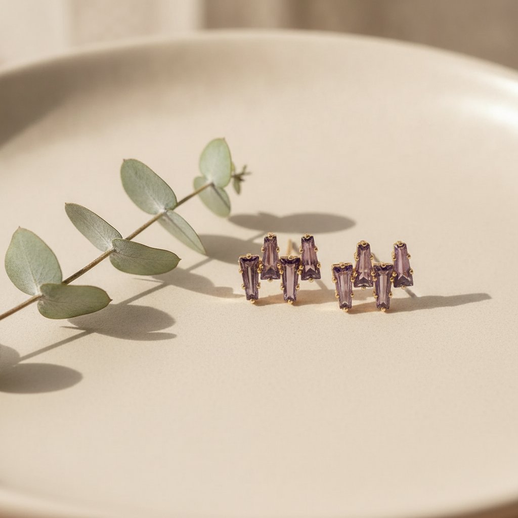 Maren Amethyst Earrings