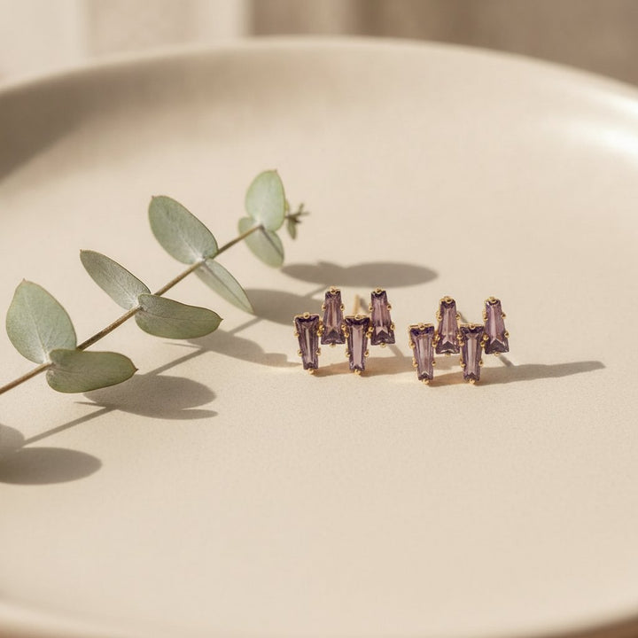 Maren Amethyst Earrings