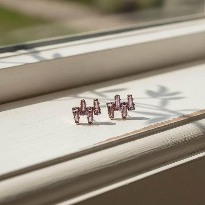 Maren Amethyst Earrings