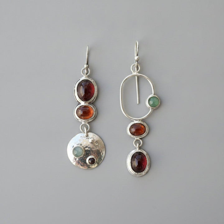 Josephine Garnet Earrings