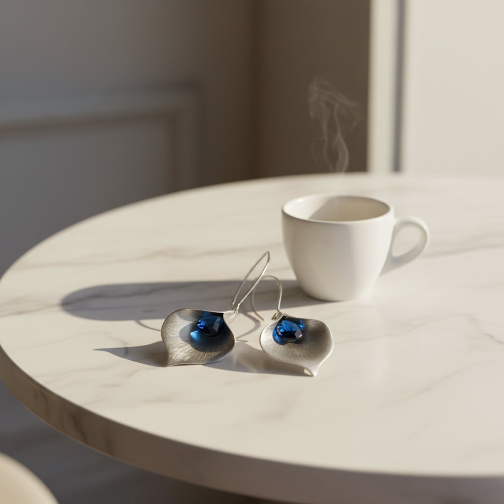 Lourdes Sapphire Earrings