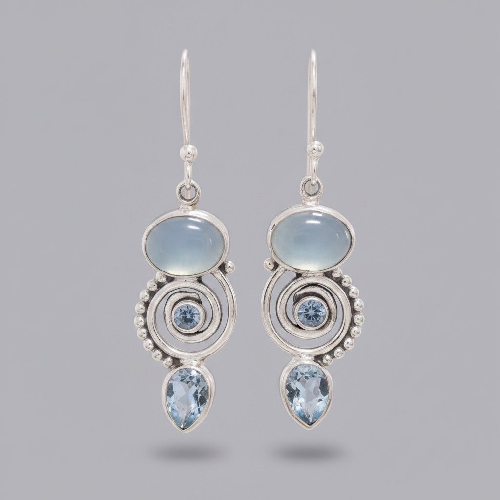 Faye Moonstone Earrings