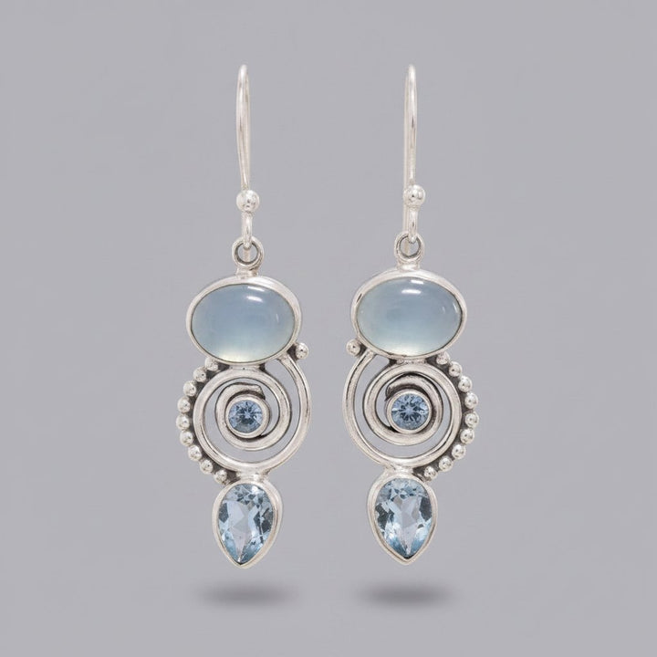 Faye Moonstone Earrings