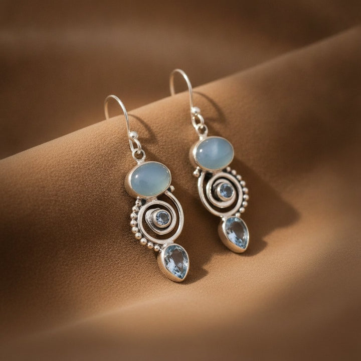 Faye Moonstone Earrings