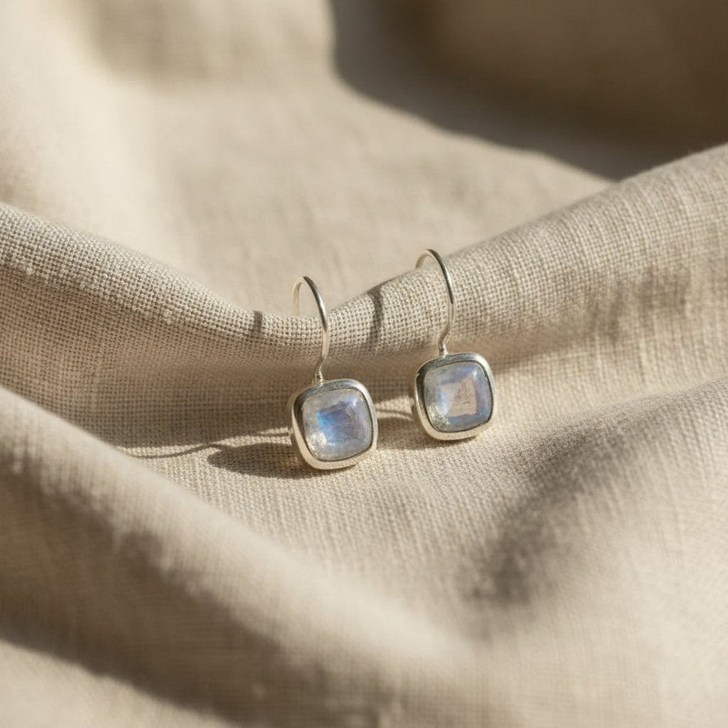 Kira Moonstone Earrings