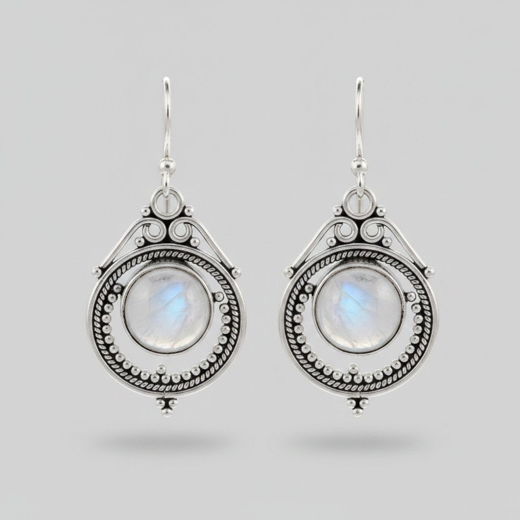 Lune Moonstone Earrings