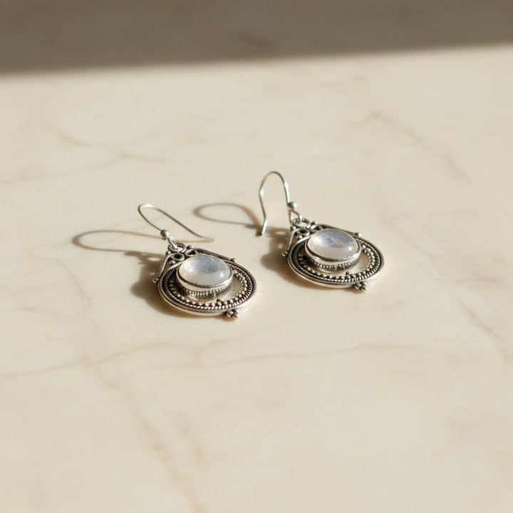 Lune Moonstone Earrings