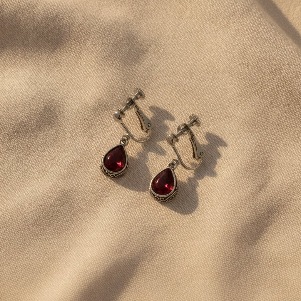 Tindra Ruby Earrings