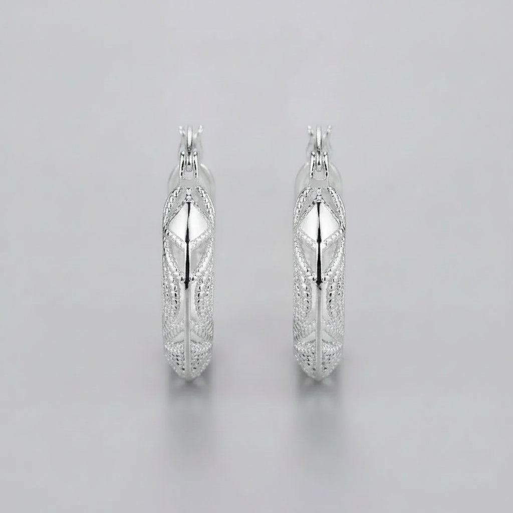 Beatrice Silver Earrings