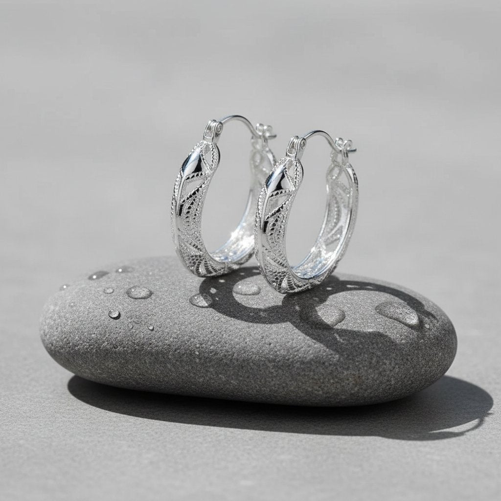 Beatrice Silver Earrings