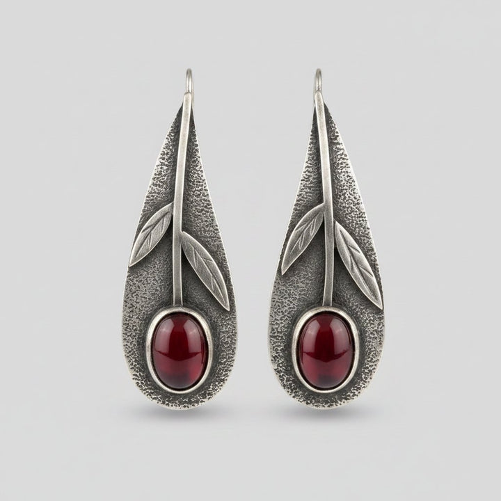 Vesper Garnet Earrings