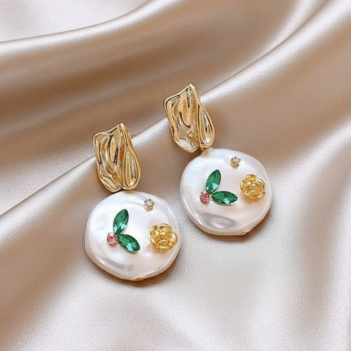 Genevieve Pearl Earrings