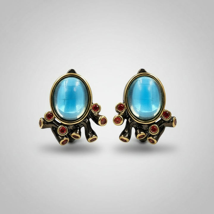 Marguerite Topaz Earrings