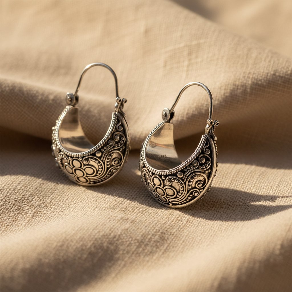 Dvora Silver Earrings