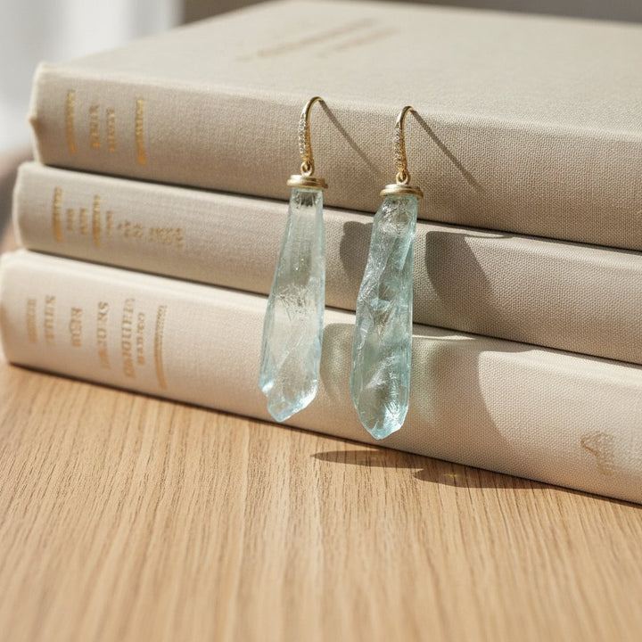 Eowyn Aquamarine Earrings