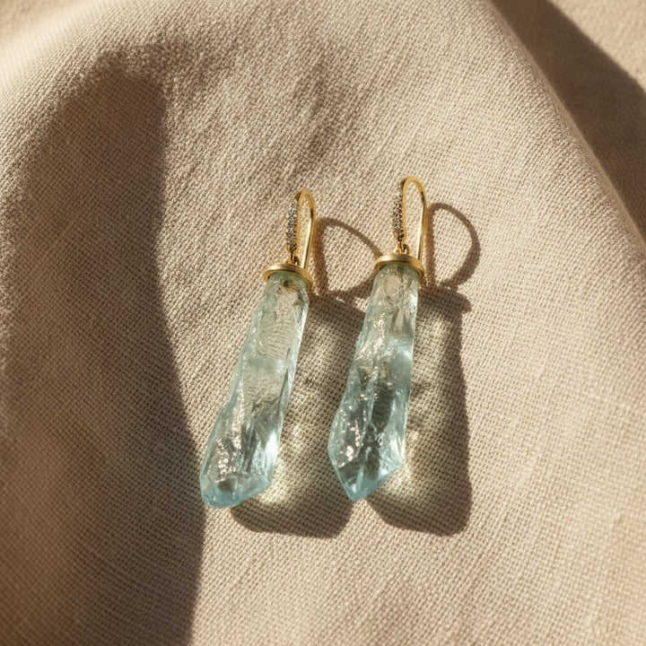 Eowyn Aquamarine Earrings