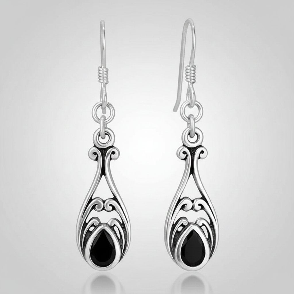 Liviana Onyx Earrings
