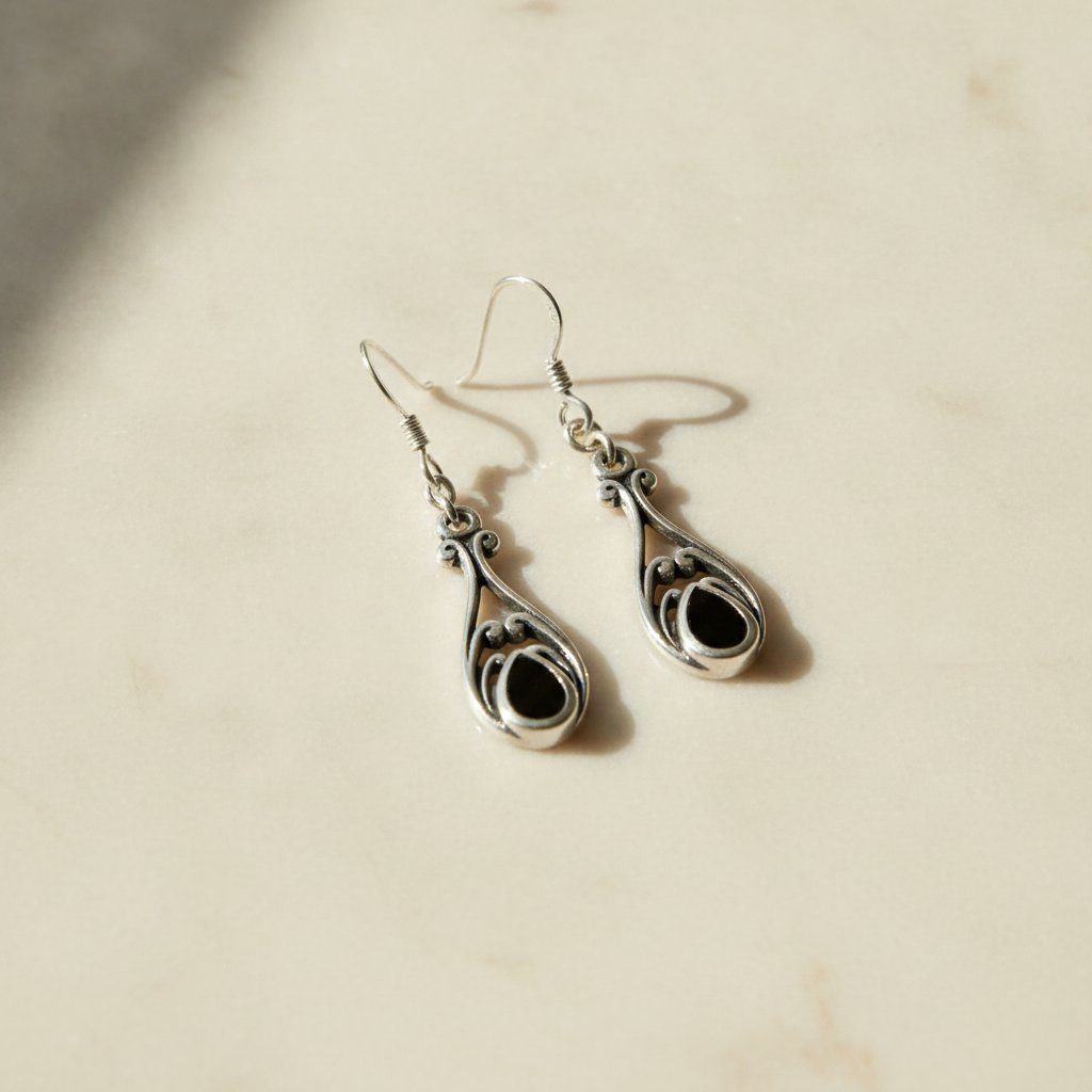 Liviana Onyx Earrings
