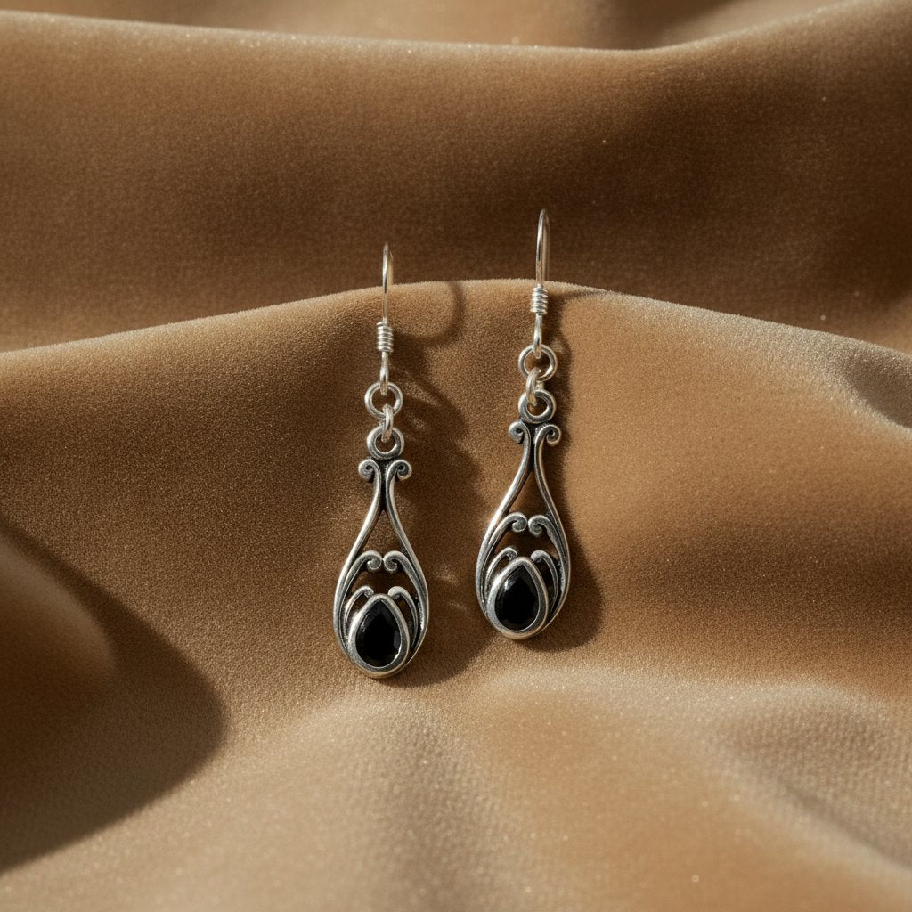 Liviana Onyx Earrings
