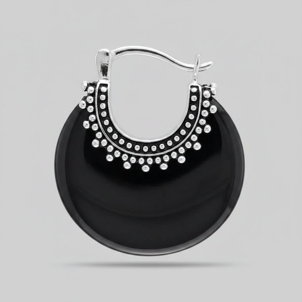 Rosalie Onyx Earrings