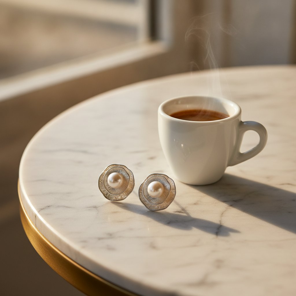 Ambre Pearl Earrings