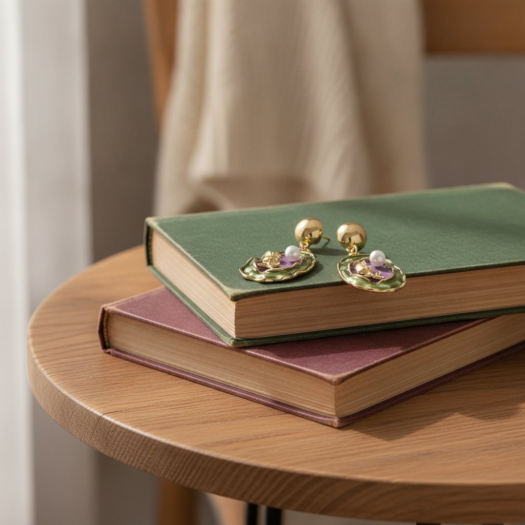 Ambre Pearl Earrings