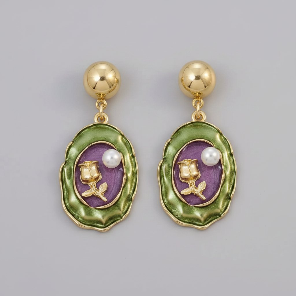 Ambre Pearl Earrings