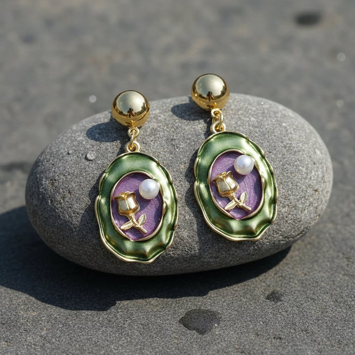 Ambre Pearl Earrings