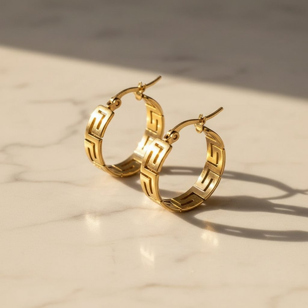 Lourdes Gold Earrings