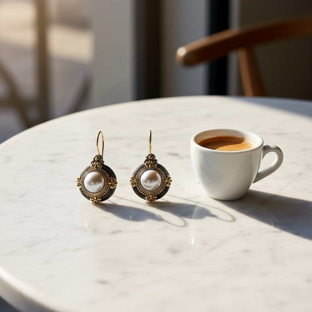 Bijou Pearl Earrings