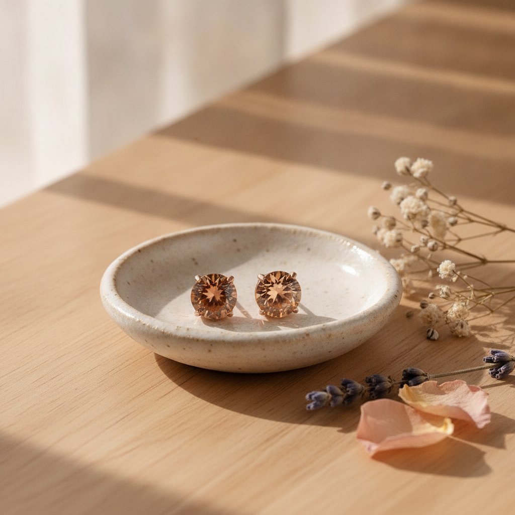 Aurore Morganite Earrings