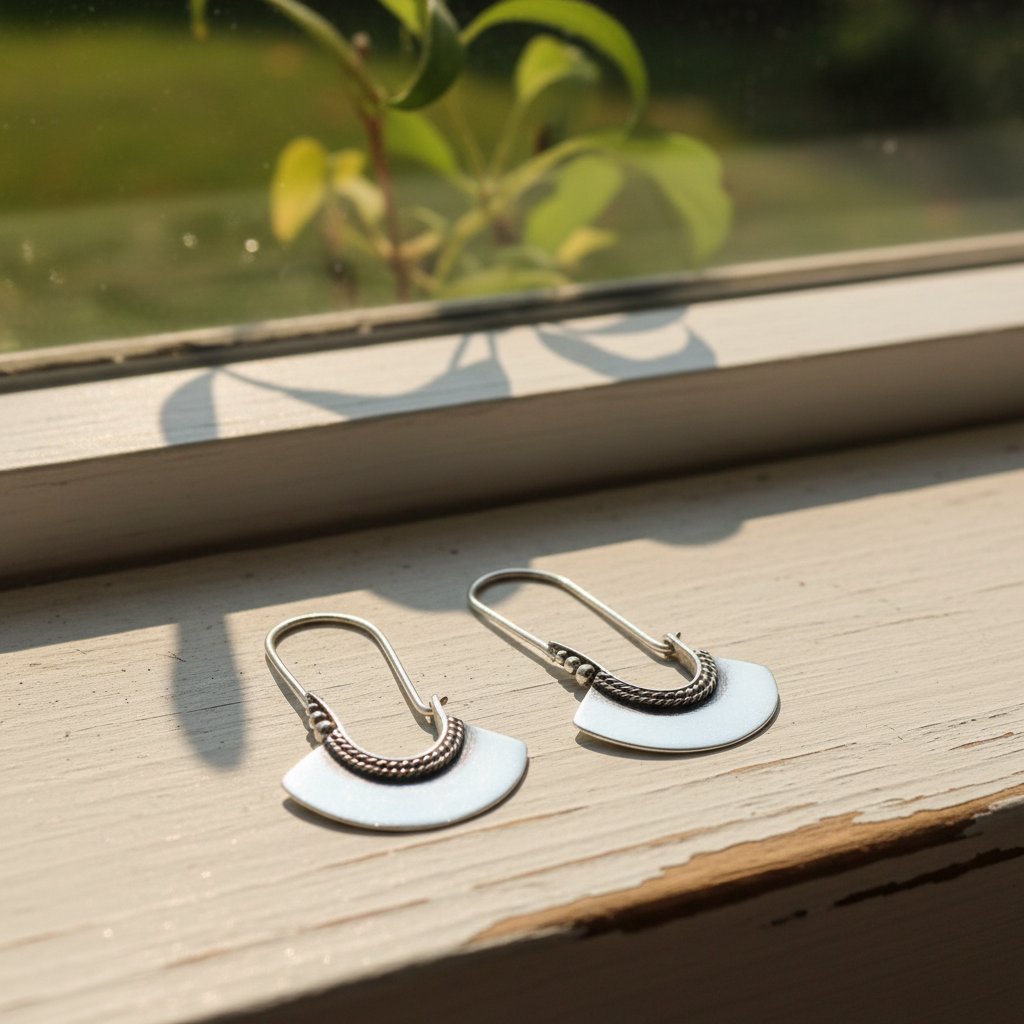 Halcyon Silver Earrings