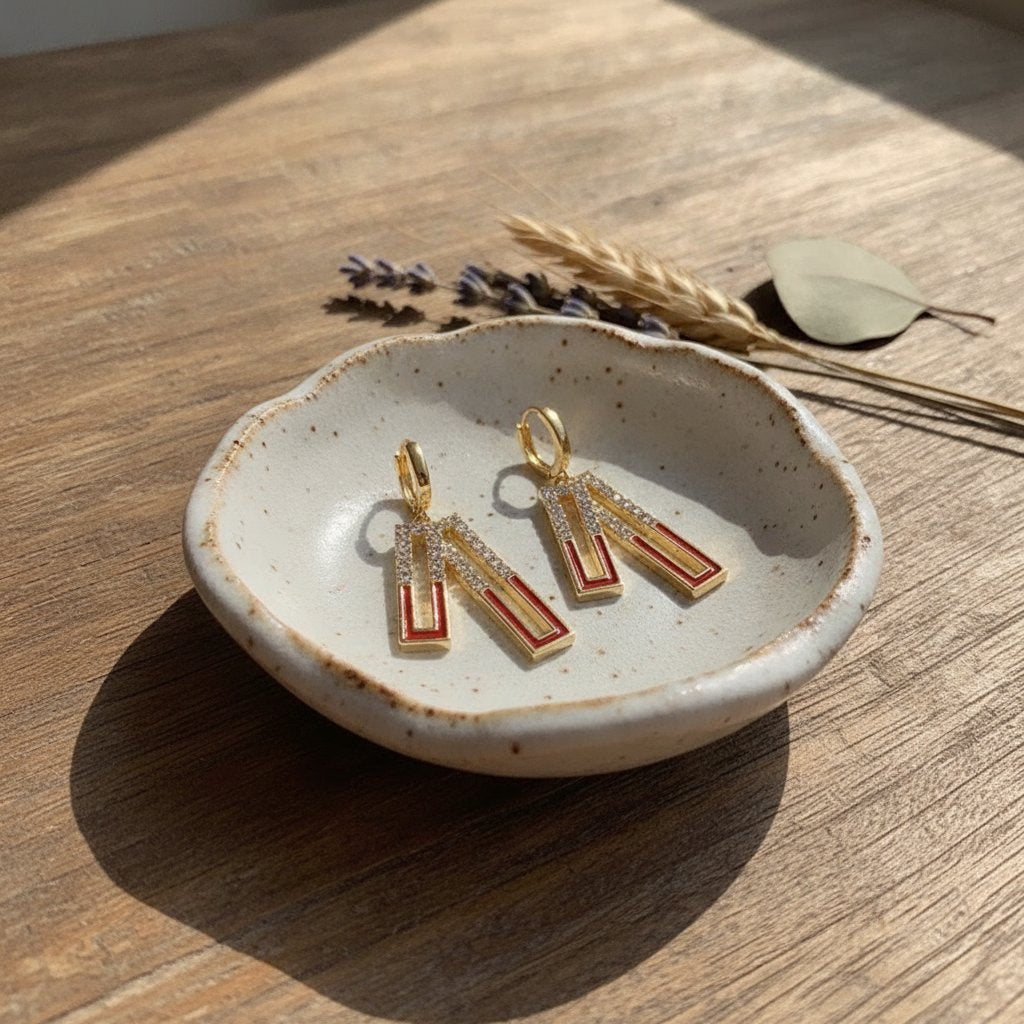 Kira Ruby Earrings