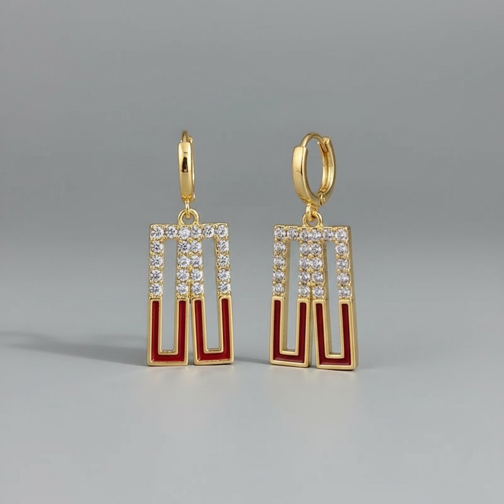 Kira Ruby Earrings